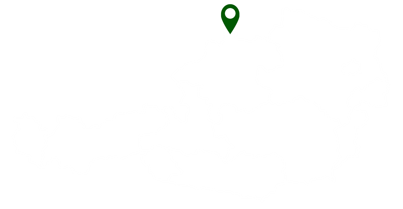 Österreichkarte, in der Schwarzenberg am Böhmerwald nördlich in Oberösterreich eingezeichnet ist